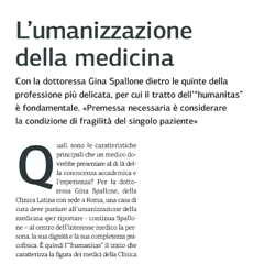 L’Osservatorio anno 1 n. 1 allegato al quotidiano Il Giornale: “L’umanizzazione della medicina”